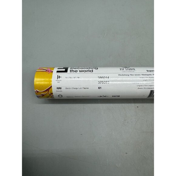 Eijffinger Pip Studio Yellow Floral Wallpaper Roll 386014 53CM X 10M Non-Woven - Picture 4 of 7